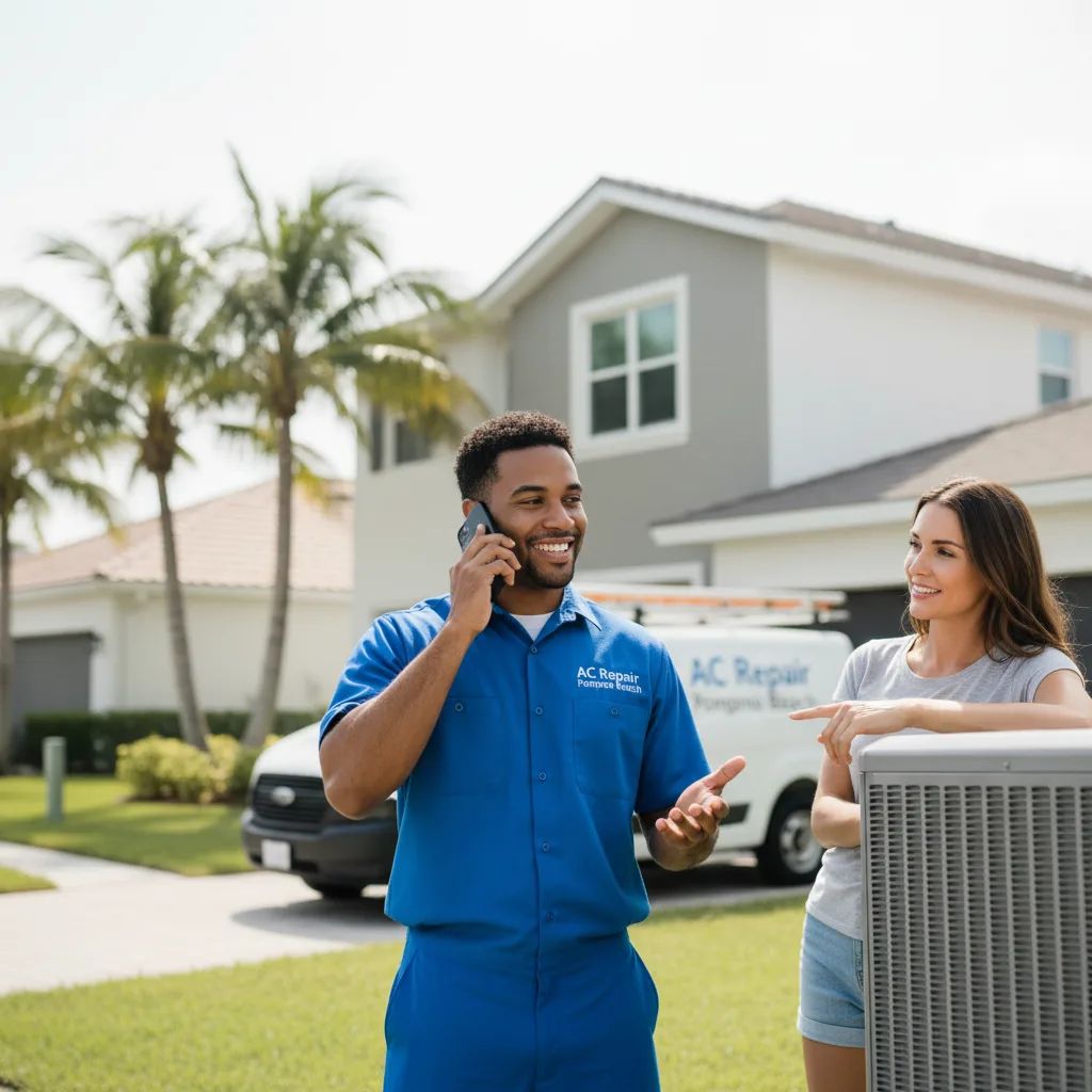AC Repair Pompano Beach customer support in Pella